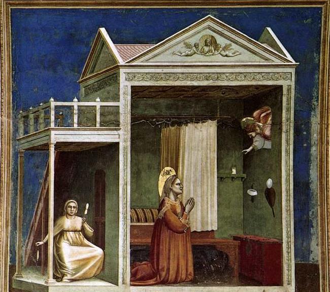 GIOTTO di Bondone Annunciation to St Anne